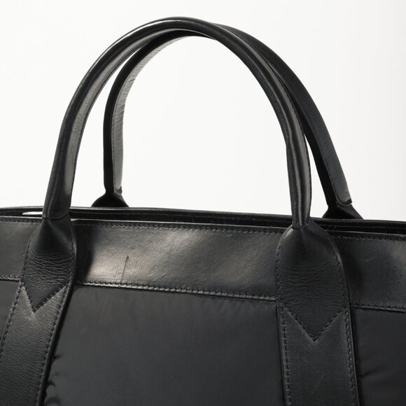 Balenciaga Cabas S Black Wadded Nylon & Calfskin Tote Bag - Picture 6 of 12